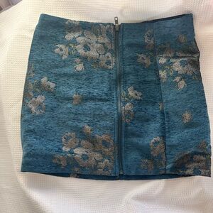 Royal Blue Mini Pencil Skirt for Cocktail Nights